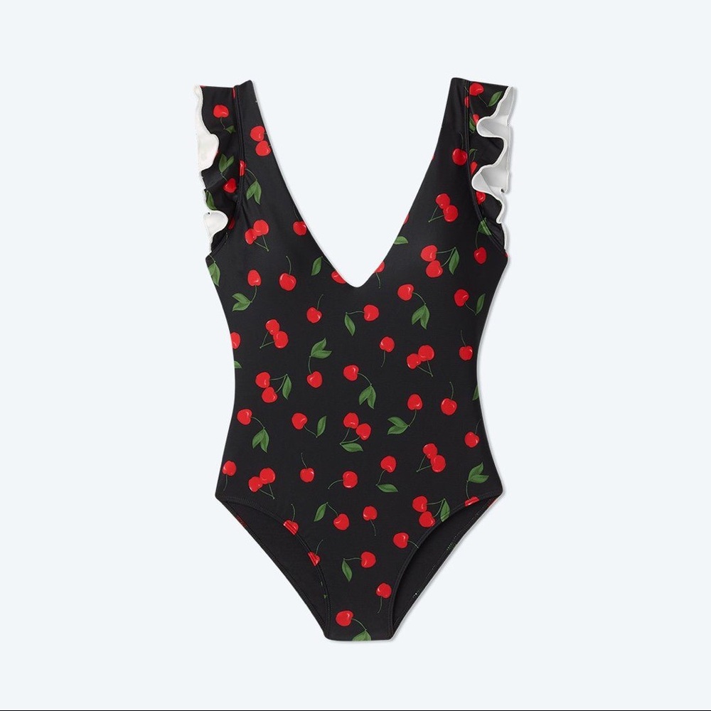 NWT Summersalt Backflip one piece in cherries